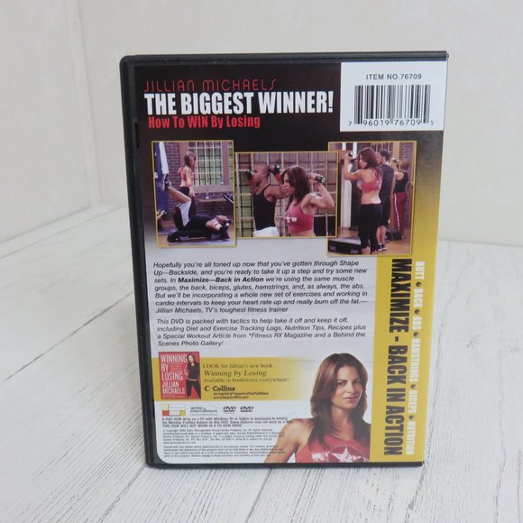 The Biggest Winner: How to Win by Losing - Maximize - Back in Action Workout DVD - Picture 2 of 2